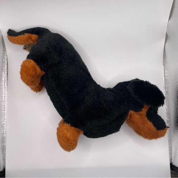 Ganz Webkinz Stuffed Plush Black And Tan Dachshund Puppy Dog used - Picture 3 of 7